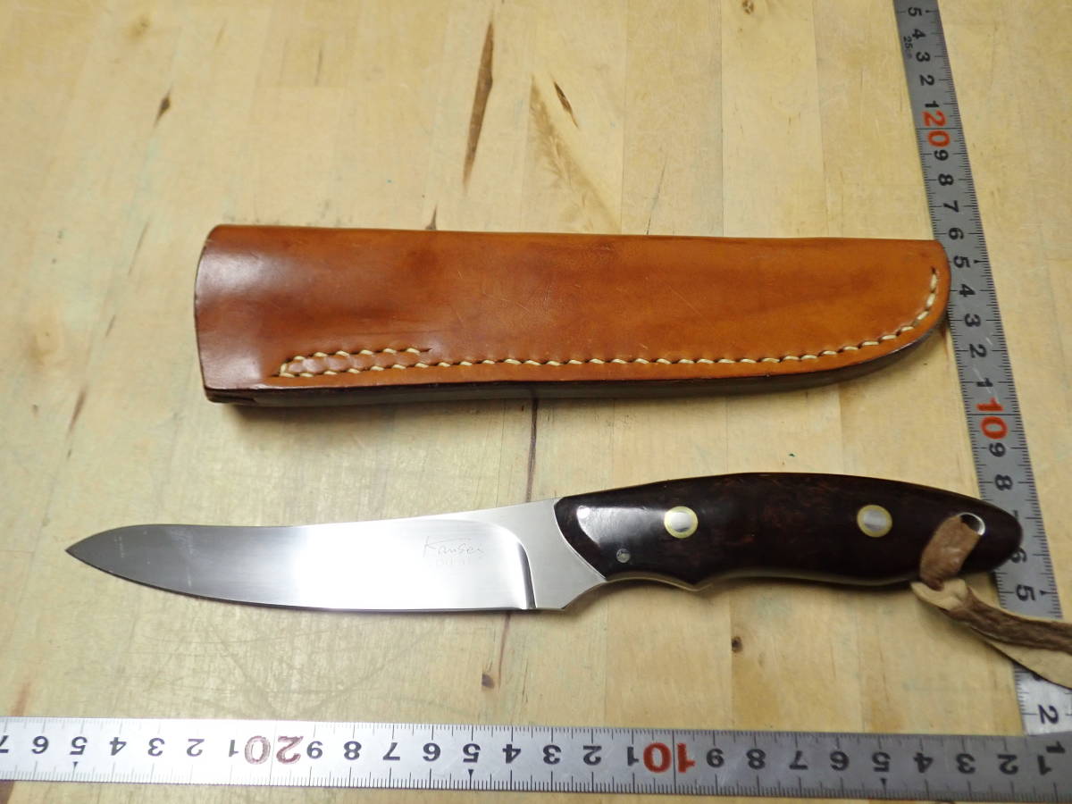 [M10Y] не использовался * сосна .. сырой произведение OU-31 ножны нож кожа ножны ( кожа кейс ) есть 