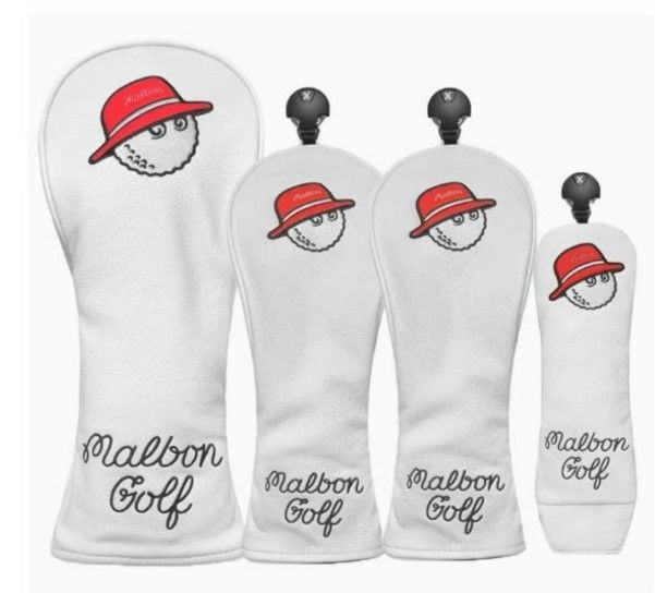 【即日発送】マルボンゴルフ Malbon ヘッドカバー 4個セット マルボン