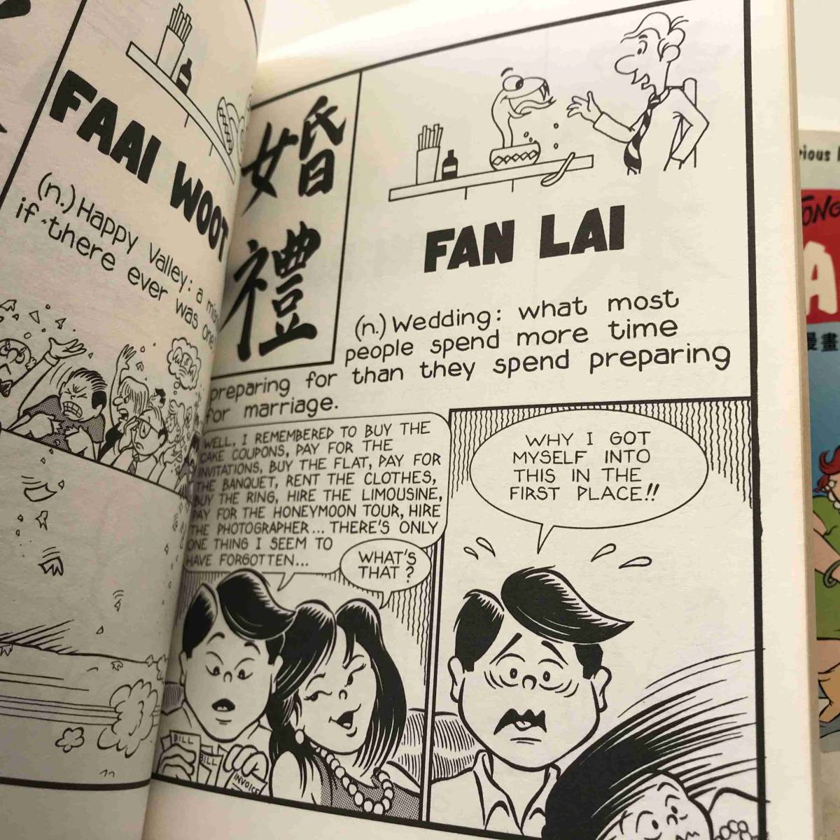 【送料無料】Larry Feign『Fong's AIEEYAAA!』『Fong's AIEEYAAA, Not Again』【2冊セット】（Hongkong Standard、1987年）_画像3