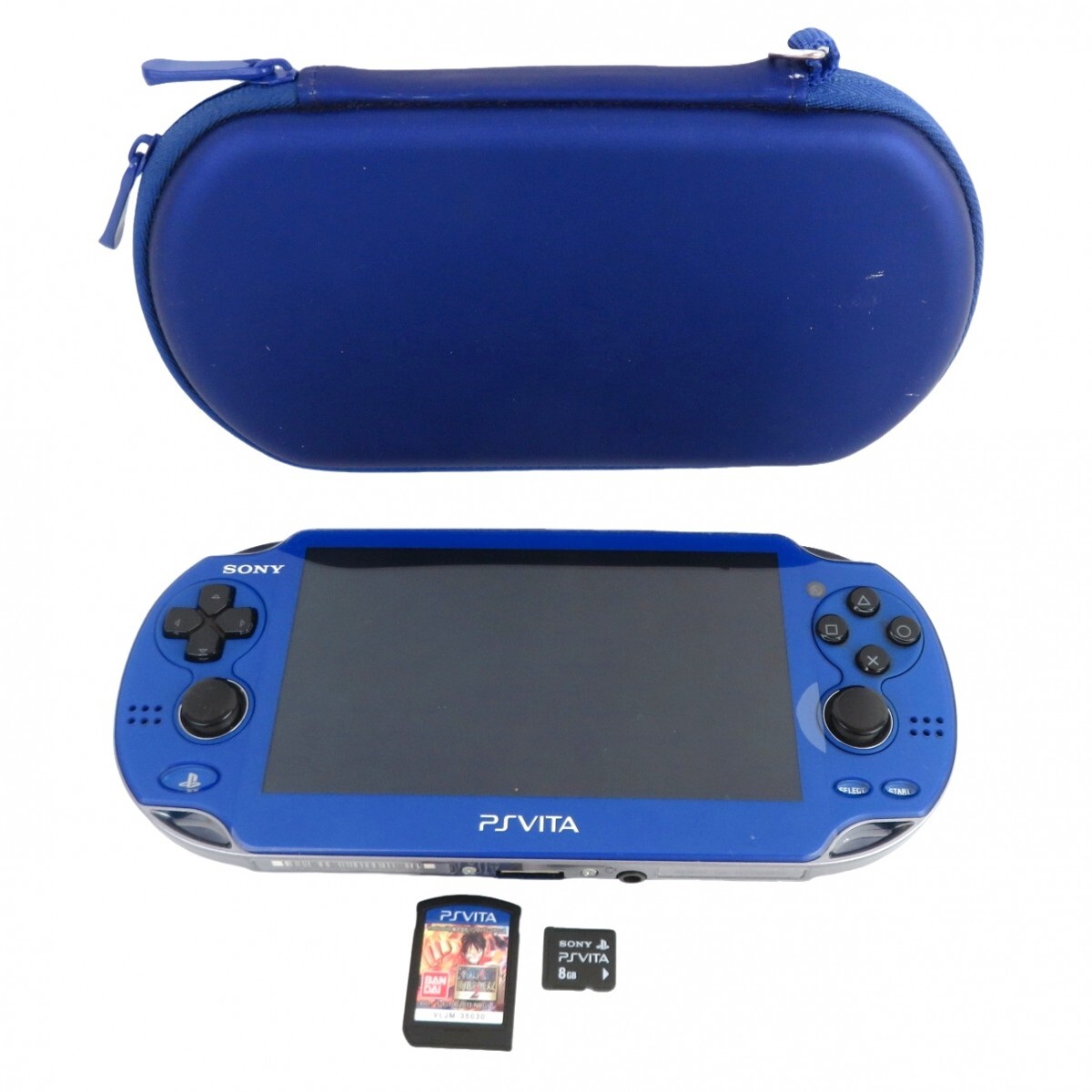 まとめ 4点 SONY PS VITA PCH-1000 本体 ブルー ソフト まとめ 4点 SONY PS VITA PCH-1000 本体 ブルー ソフト