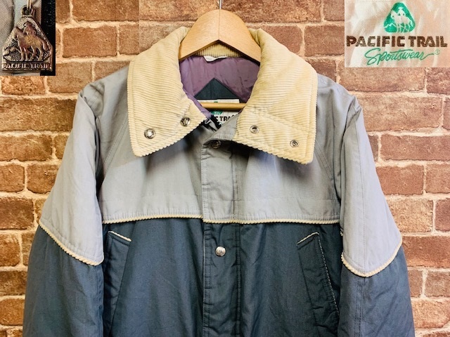 ★実寸L/XL！70's80'sビンテージ.PACIFIC TRAIL.ユーズドマウンテンパーカー.USA古着.アメカジ.f&e.ラギッド.70年代アウトドアスタイル/Y_画像1