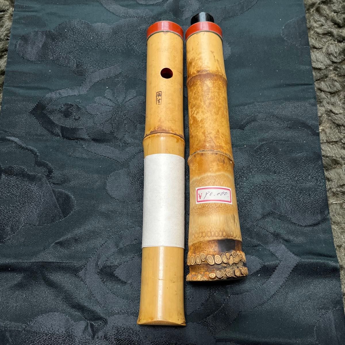 尺八 都山流 在銘 中継ぎ緩み無し 一尺六寸管 銀三線 未使用品 尺八 都山流 在銘 中継ぎ緩み無し 一尺六寸管 銀三線 未使用品