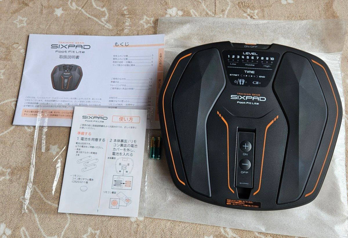 3/9最終日 美品 フットフィットライト シックスパッド 正規品 MTG EMS クーポン使用で500円引き