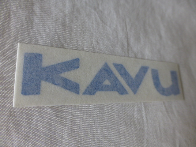 KAVU カブーKAVU kavu 青ロゴ 切り文字 ステッカー 小サイズ kavu KAVU カブー KAVU SEATTLE,USA_画像8