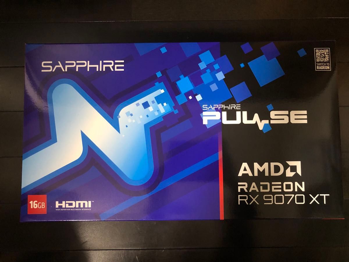 Sapphire Pulse Radeon RX 9070 XT 16GB 未開封(SAPPHIRE PURE Sapphire Pulse Radeon RX 9070 XT 16GB 未開封(SAPPHIRE PURE