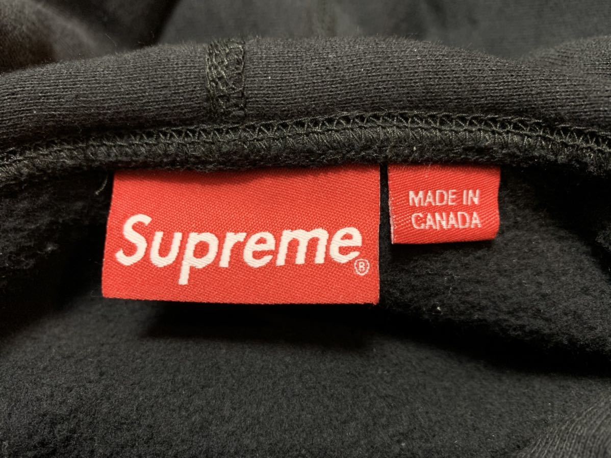 L Supreme The Most Hooded Sweatshirt 19FW Black Large シュプリーム パーカ パーカー ブラック 黒 19AW 中古