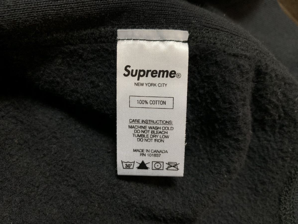 L Supreme The Most Hooded Sweatshirt 19FW Black Large シュプリーム パーカ パーカー ブラック 黒 19AW 中古