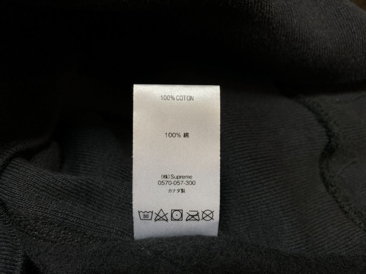 L Supreme The Most Hooded Sweatshirt 19FW Black Large シュプリーム パーカ パーカー ブラック 黒 19AW 中古