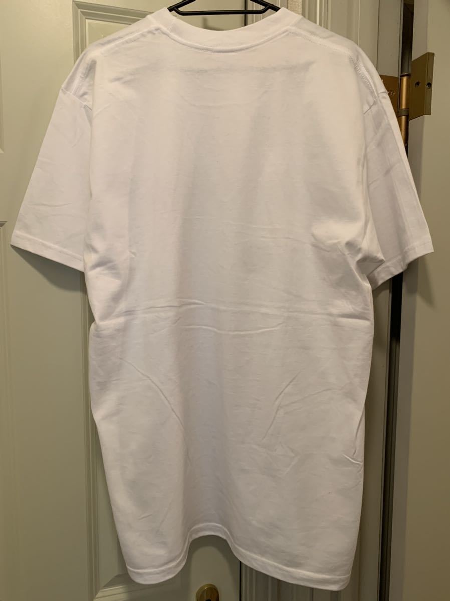 L Supreme Smoke Tee White Large 19FW シュプリーム スモーク ティー 半袖 Tシャツ ホワイト 白 19AW 中古_画像2