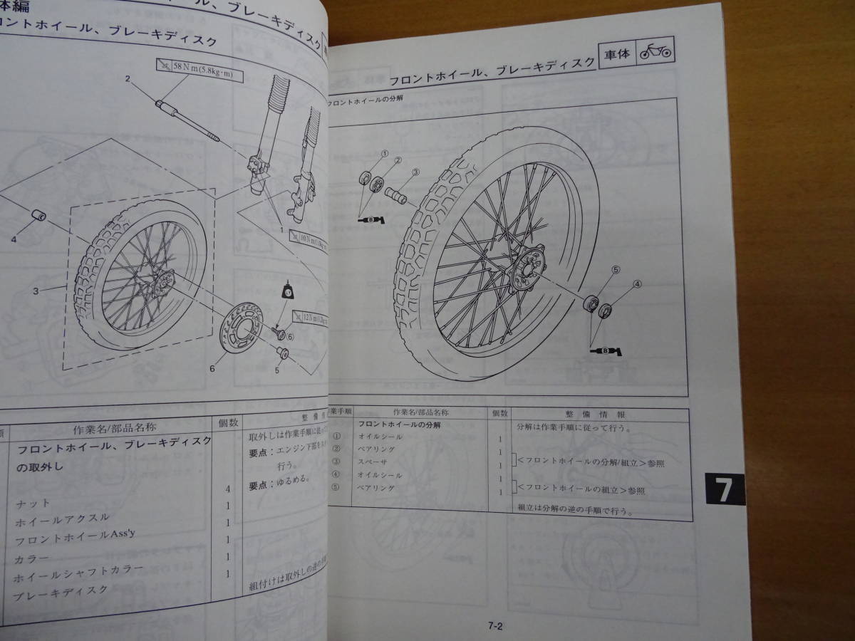 YAMAHA ヤマハ LANZA ランツァDT230 サービスマニュアル 整備書_画像5