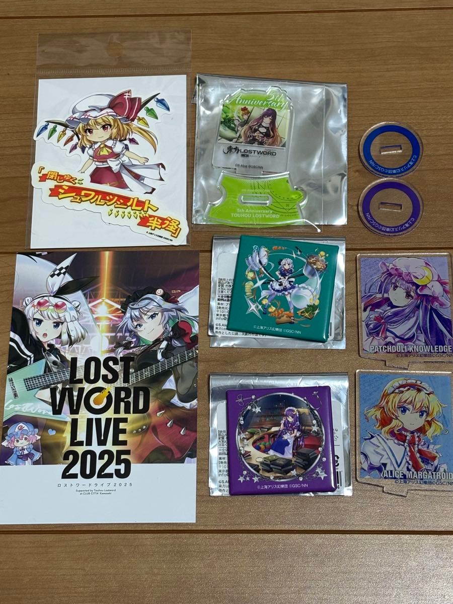 東方Project 東方ロストワード 5周年記念 POP UP SHOP アクスタ 東方Project 東方ロストワード 5周年記念 POP UP SHOP アクスタ