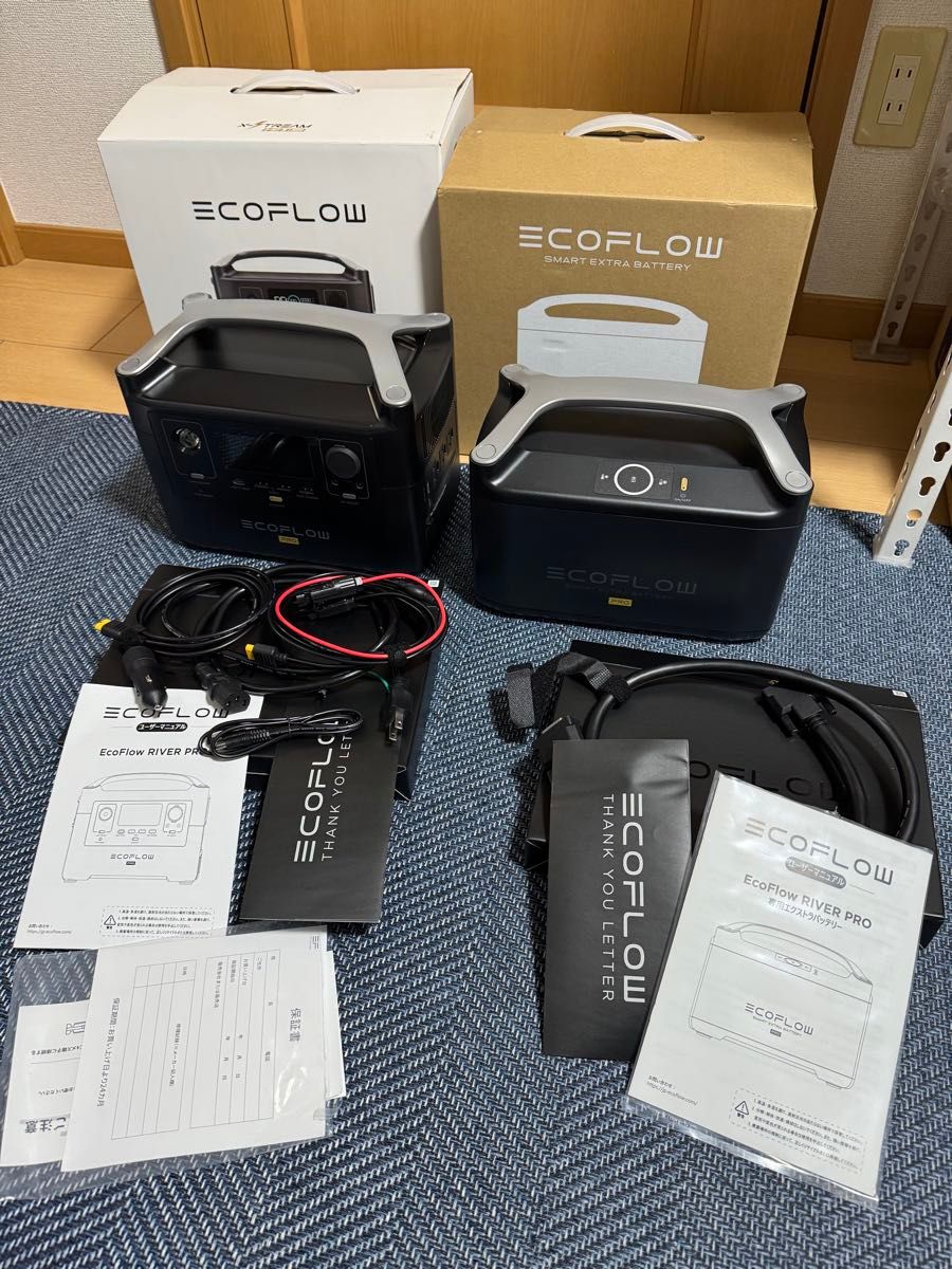 EcoFlow エコフロー RIVER PRO & RIVER Pro専用容量拡張 EcoFlow エコフロー RIVER PRO & RIVER Pro専用容量拡張