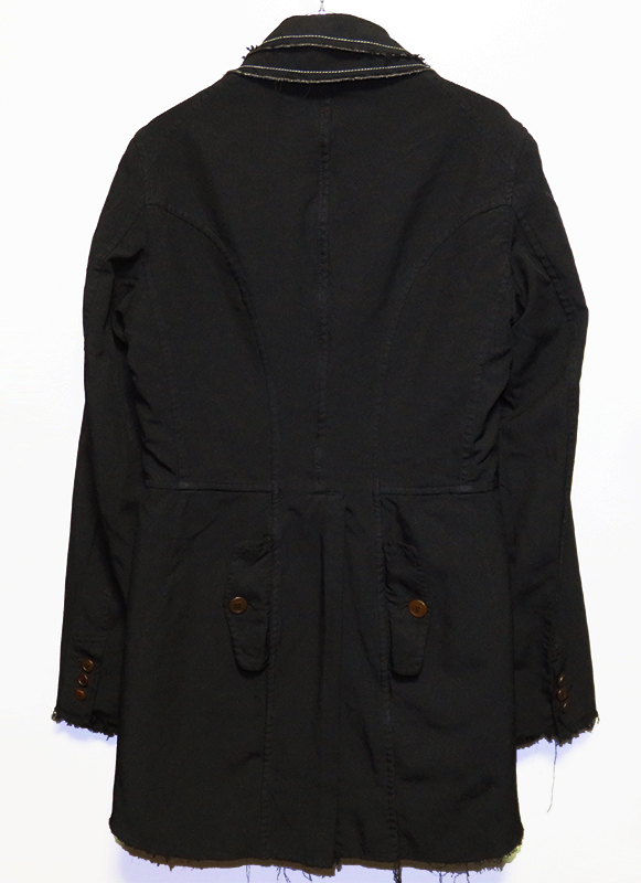 COMME des GARCONS HOMME PLUS 17SS ポリ縮絨ドッキングレイヤードジャケット S コムデギャルソンオムプリュス ステッチ 燕尾 人気グッズ homme garçons des Comme plus ステッチ 17ss テーラードジャケット
