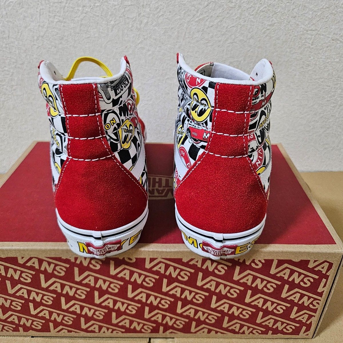 VANS Skate Sk8 Hi 2023年Version ムーンアイズ コラボ ABC VANS Skate Sk8 Hi 2023年Version ムーンアイズ コラボ ABC