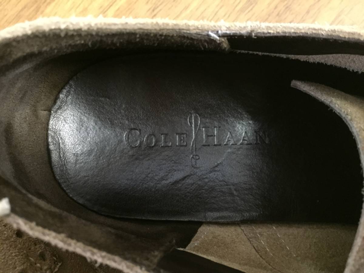 Cole Haan Lunargrand Wingtip タンスウェード ２９．５ USED ルナグランド_画像7