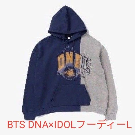 BTS &〈 公式 〉 公式】BTS VARSITY HOODIE 08 DNA×IDOL フーディー パーカー L