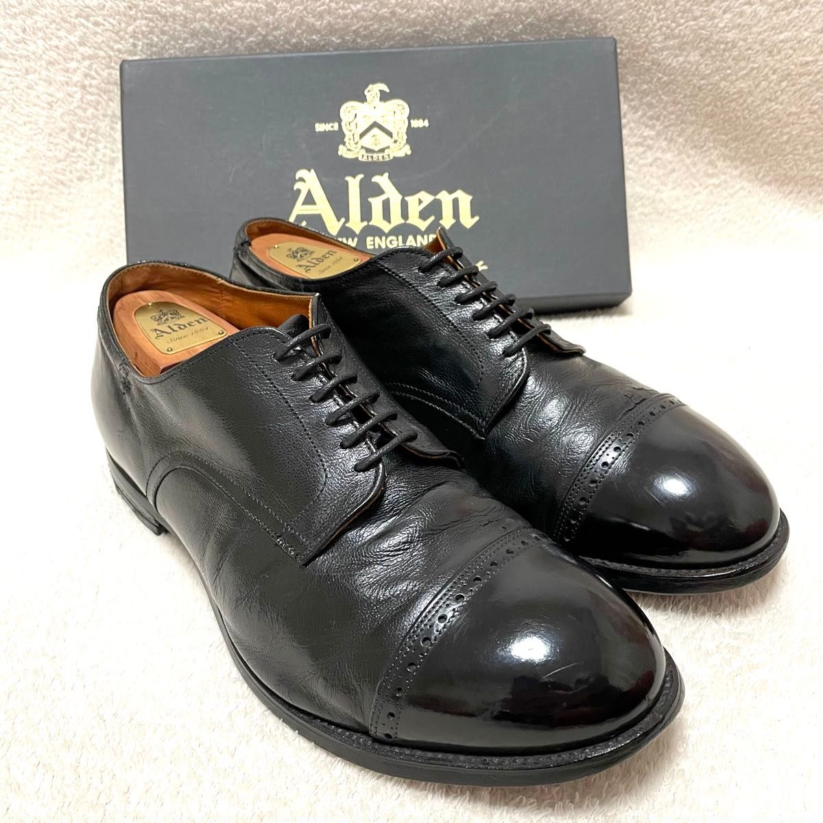 Alden オールデン 559 ブラック モディファイドラスト レザー Alden オールデン 559 ブラック モディファイドラスト レザー
