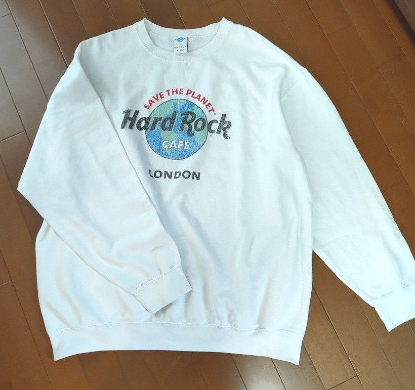 希少!【Hard Rock Cafe × PACSUN】コラボトレーナー XLサイズ レアアイテム 人気カラー