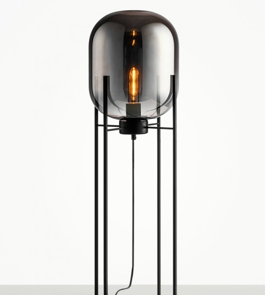 デザインインテリア ナイトスタンド デザインランプ 間接照明 フロアライト ランプ ブラック