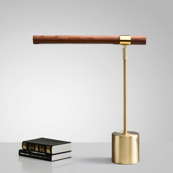 デザイン　インテリア　ナイトスタンド　　ゴールド　ウッド　間接照明　テーブルライト　ランプ