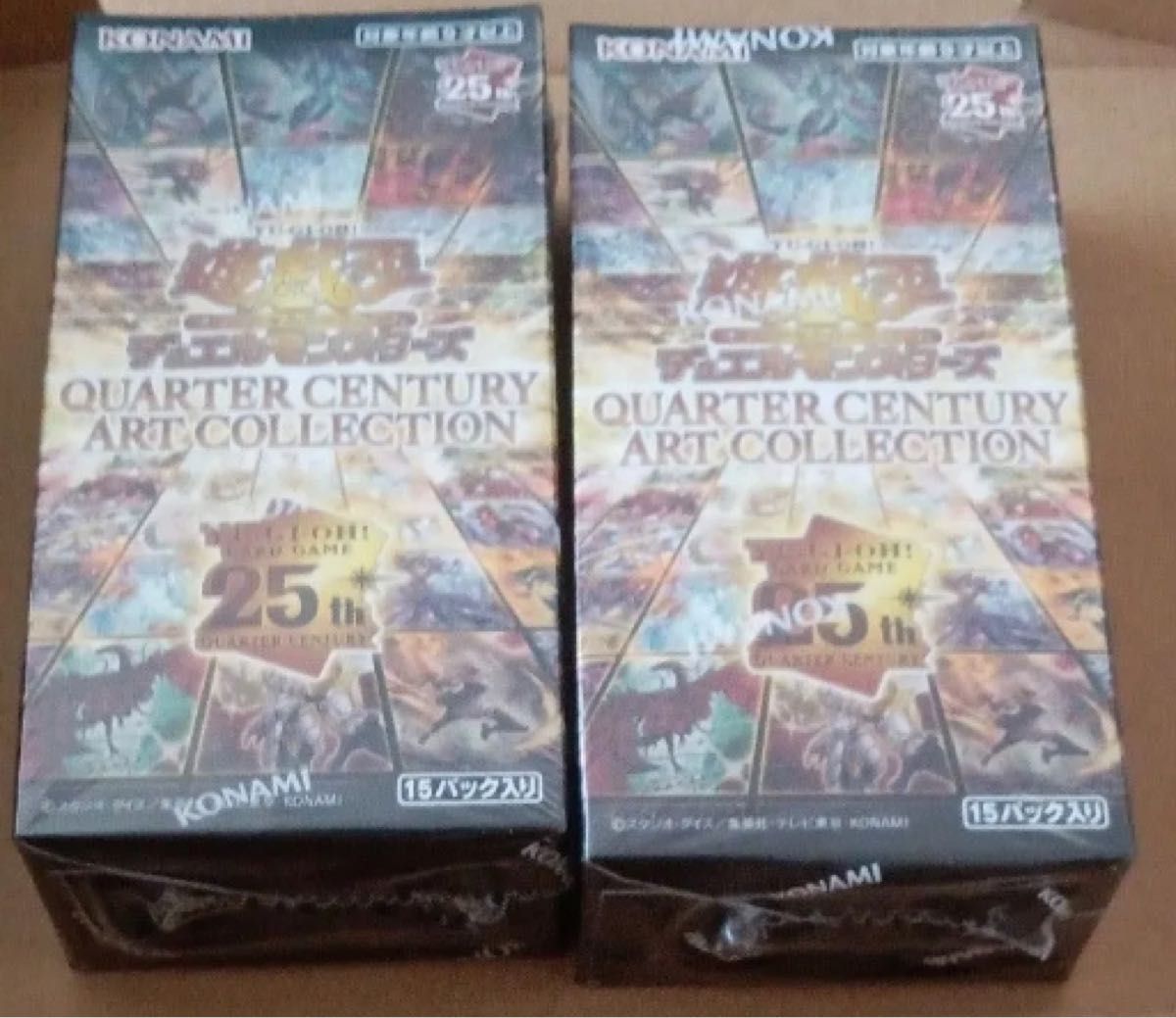遊戯王 quarter century art collection 2BOX 25th シークレット2ボックスシュリンク付き