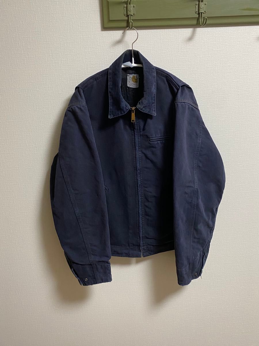 70s ネイビー デトロイトジャケット カーハート carhartt 70s ネイビー デトロイトジャケット カーハート carhartt