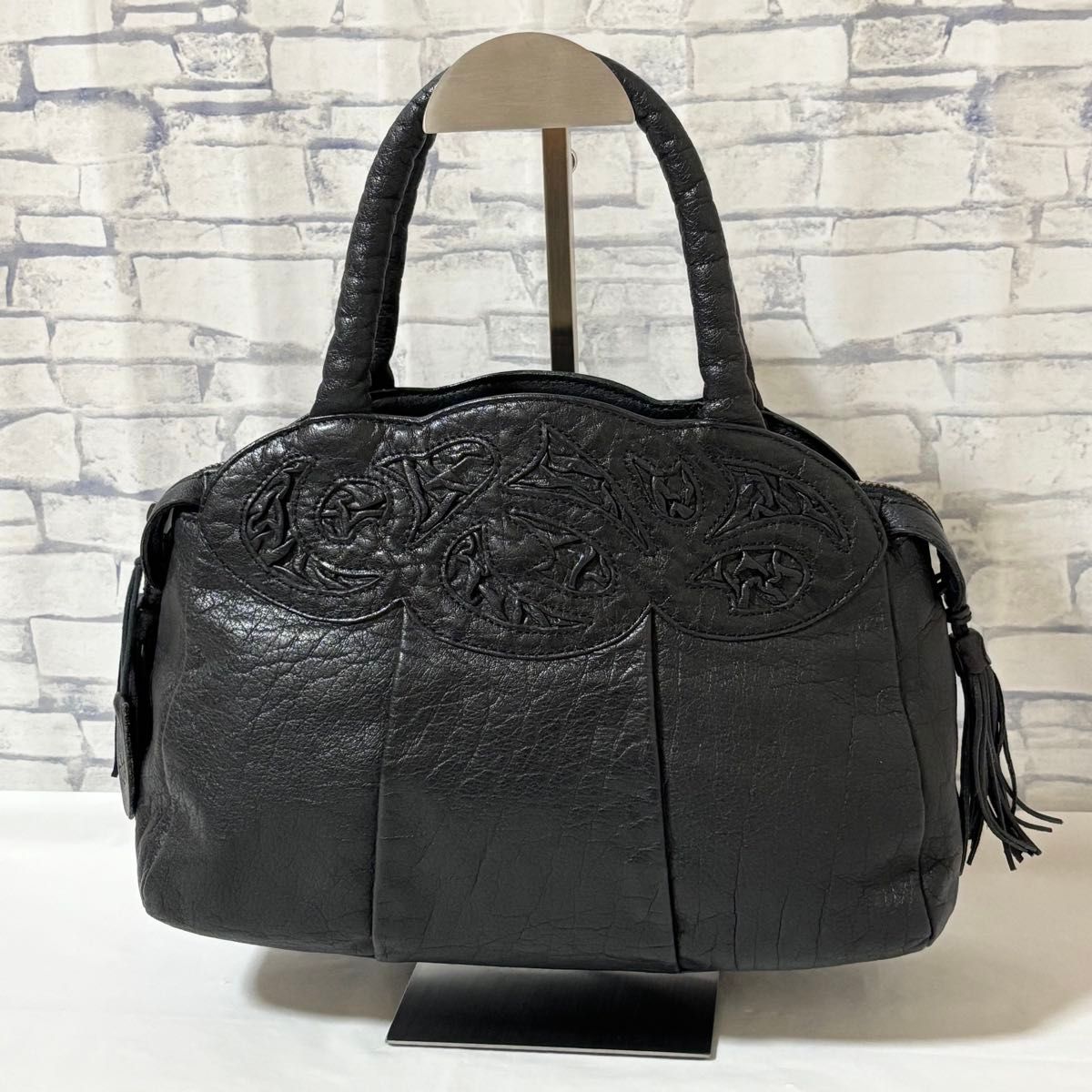 美品】IBIZA イビサ・日本製 レザー ハンドバッグ トートバッグ 美品】IBIZA イビサ・日本製 レザー ハンドバッグ トートバッグ