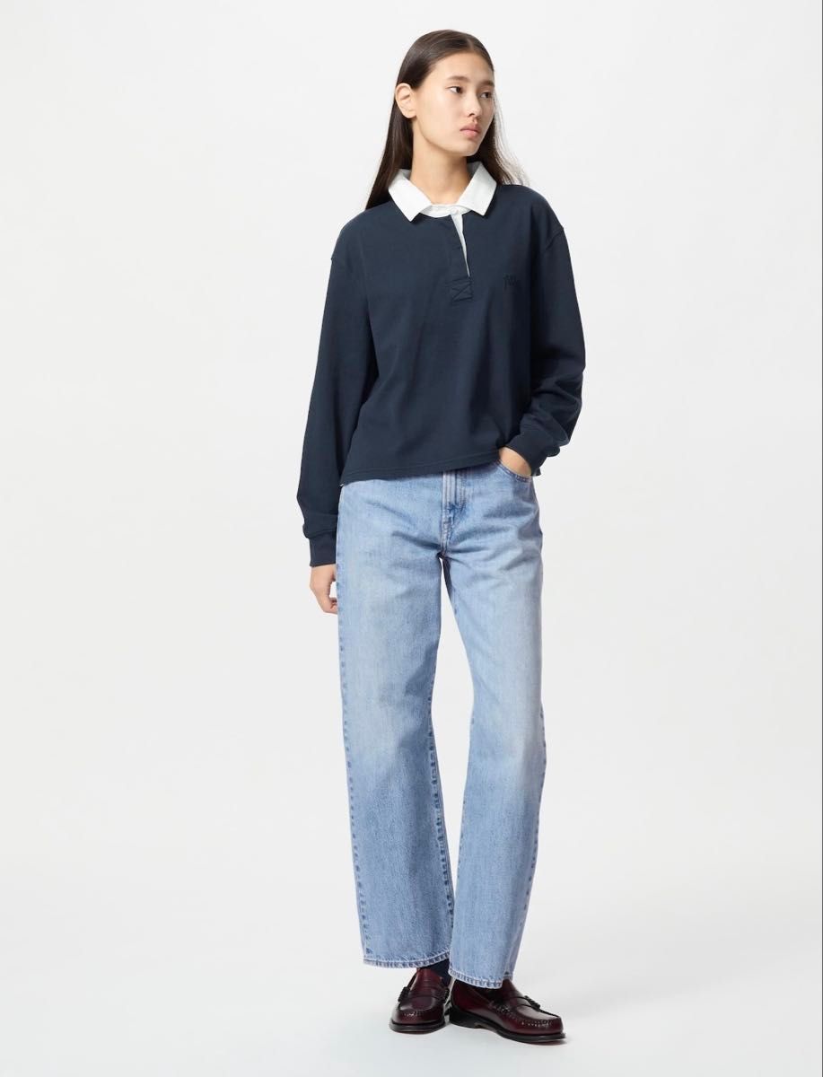 UNIQLO JWANDERSON ボクシーラガーポロシャツ 長袖|Yahoo UNIQLO JWANDERSON ボクシーラガーポロシャツ 長袖|Yahoo