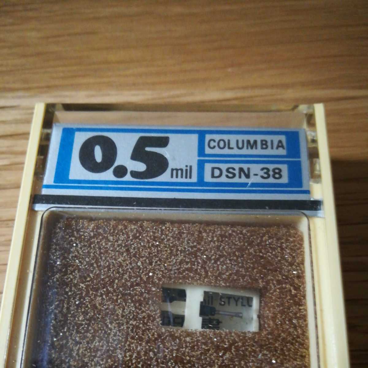 ♪COLUMBIAコロンビアレコード針　DSN-38 DIAMONDSTYLUS 0.5mil 長期保管品♪_画像3