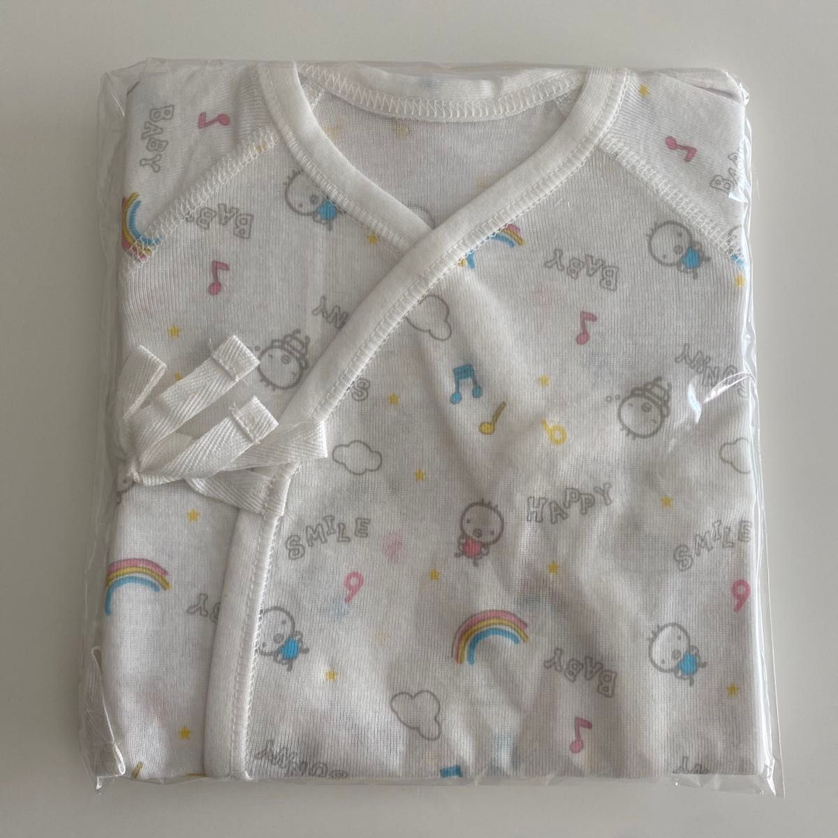 【未使用品】ベビー服 新生児 肌着 ロンパース 50-60cm ムーミンのオムツポーチ付