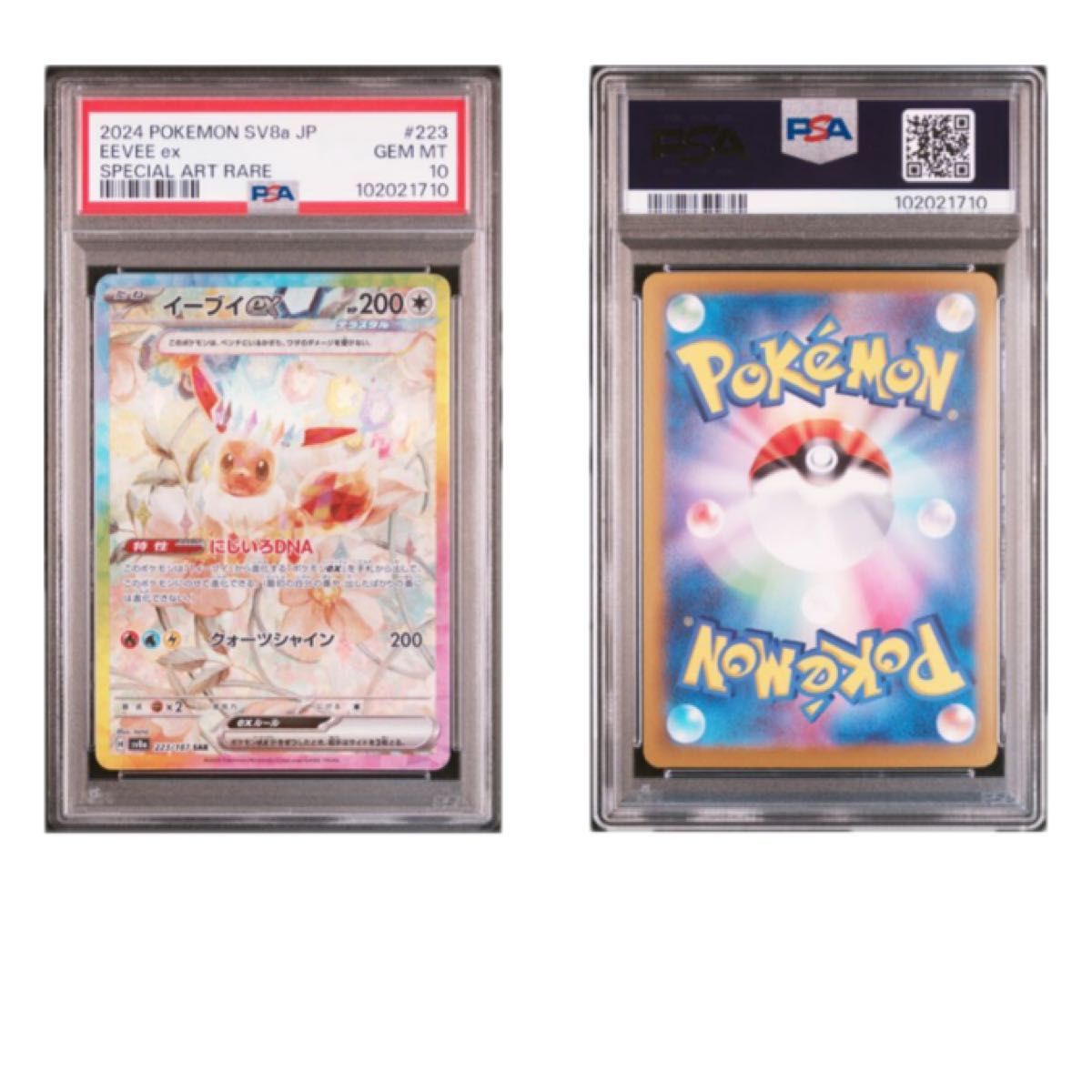 【PSA10】イーブイ SAR テラスタルフェス テラスタルフェス イーブイsar psa10