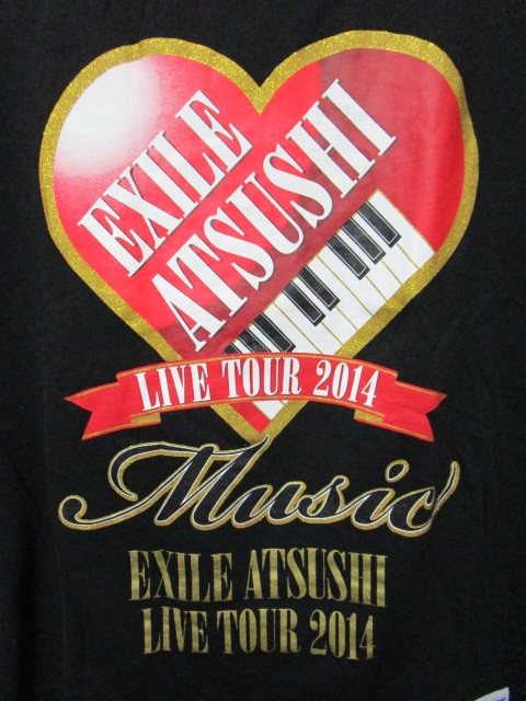 ヤフオク Exile Atsushi Live Tour 14 Music tシャツ