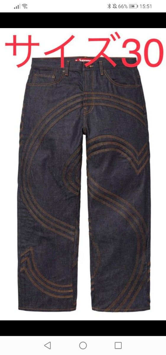 Supreme S Logo Rigid Baggy Jean 30|Yahoo!フリマ(旧PayPay Supreme S Logo Rigid Baggy Jean 30|Yahoo!フリマ(旧PayPay