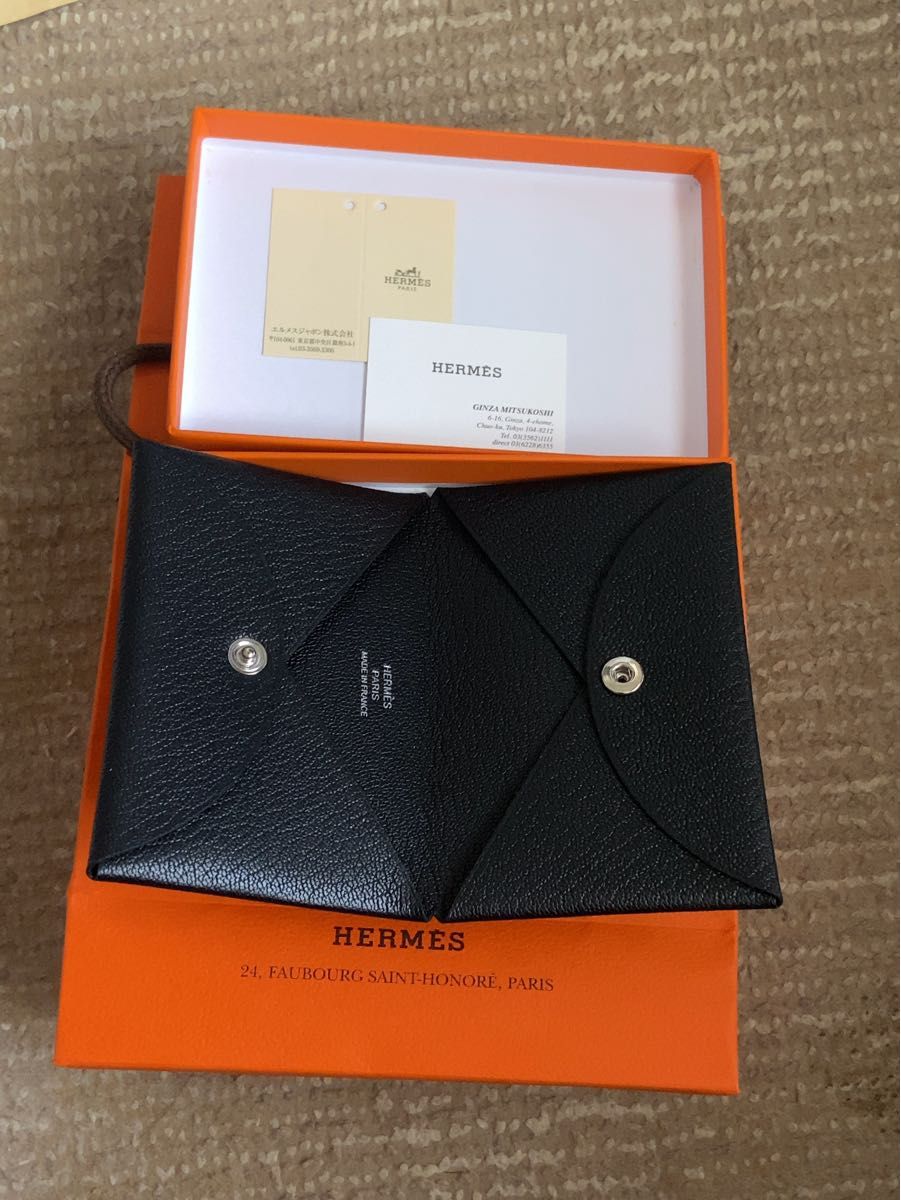 エルメス カルヴィ ノワール ブラック 黒 HERMES カルヴィデュオ エルメス カルヴィ ノワール ブラック 黒 HERMES カルヴィデュオ