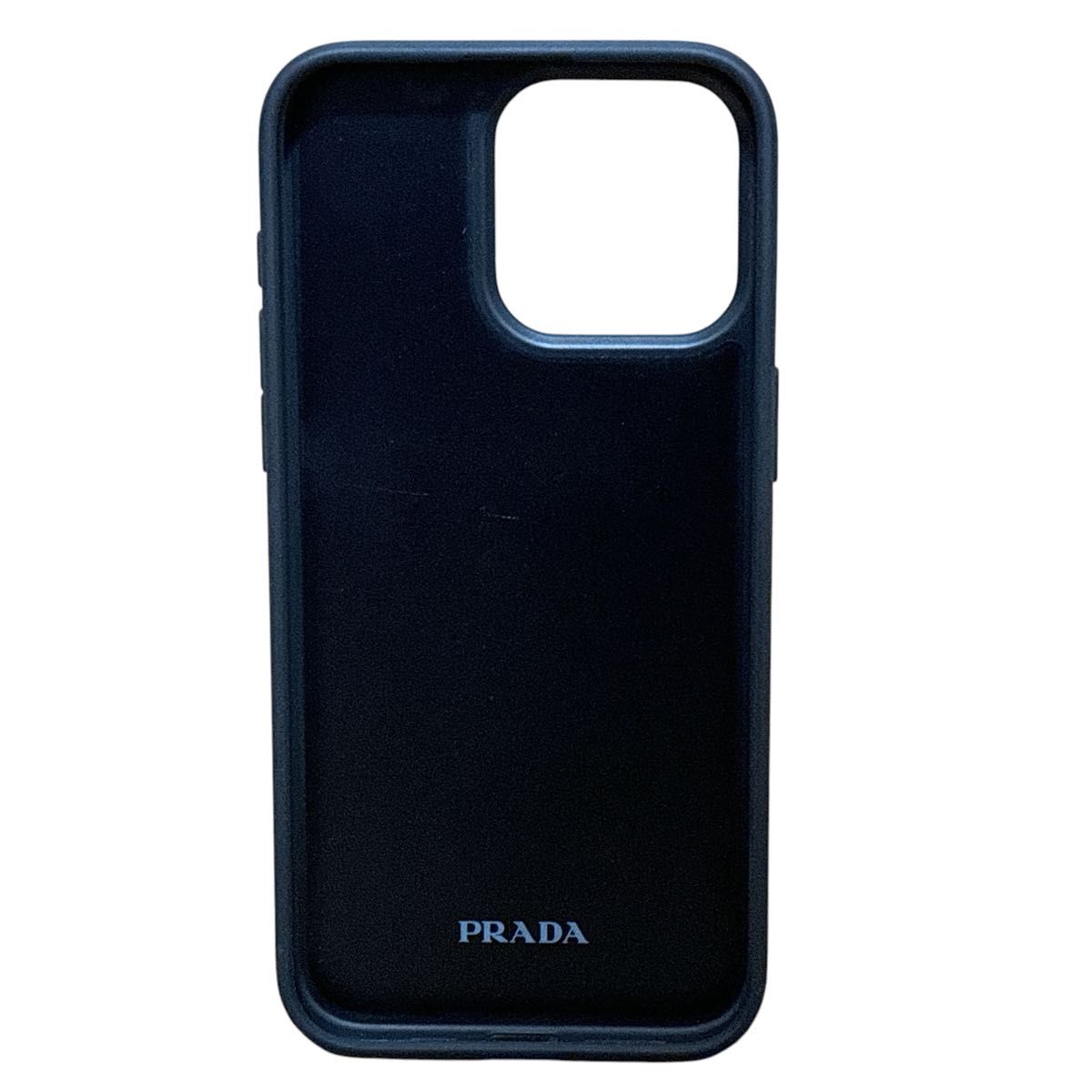 PRADA】サフィアーノレザー iPhone 15 Pro用カバー ブラック