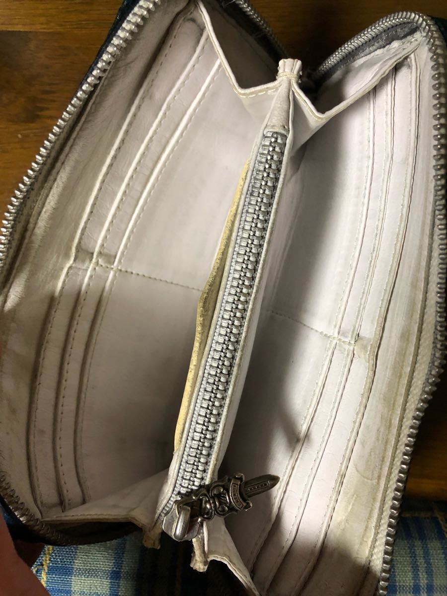 正規品 CHROME HEARTS クロムハーツ REC F ZIP NOVELTY 長財布