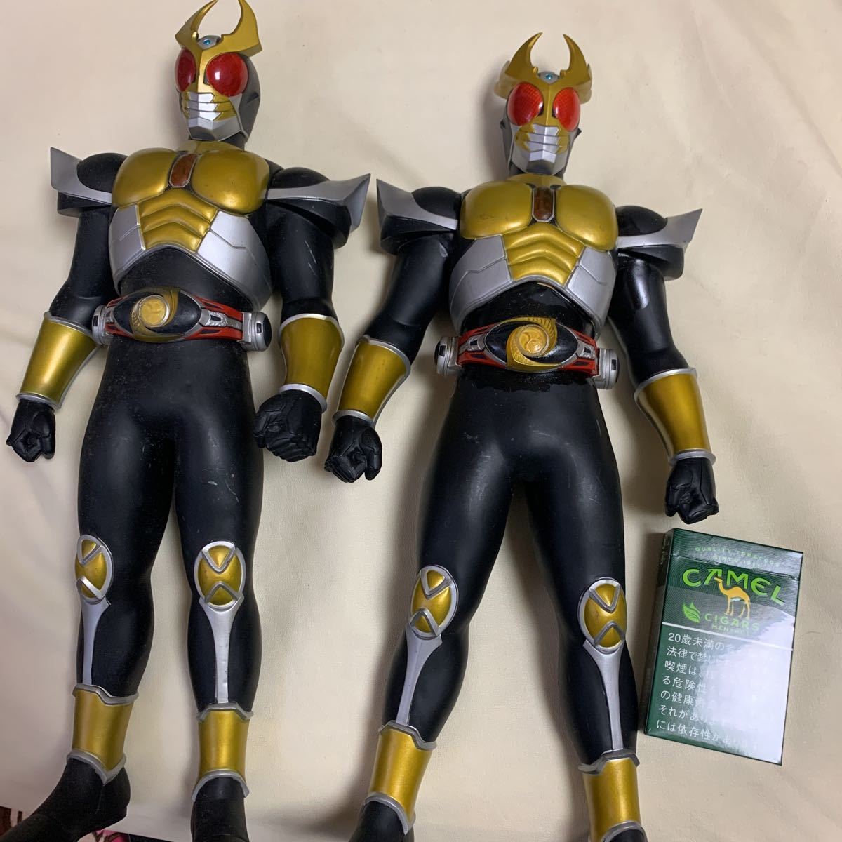  Kamen Rider Agito [2002 year * present . thing ] big sofvi figure not for sale * price less [ store exhibition goods *2 point set ] present condition reality goods delivery 
