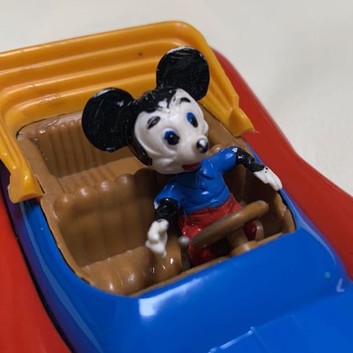 ミッキーマウス［ TOPOLINO POLISTIL ］イタリア製［ビンテージ・ドライブミッキー］メタル製・重い！［コレクション保管品・現状現品渡_画像5