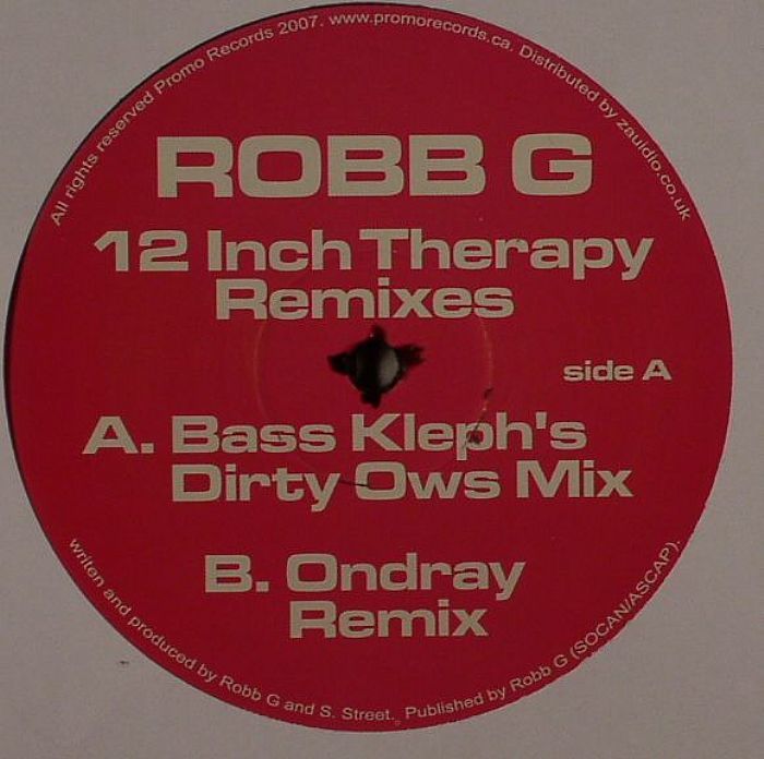 新品未使用 ROBB G / 12 INCH THERAPY (REMIXES) 12inchレコード　送料無料 (0828)_画像1