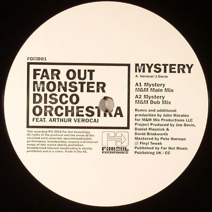新品未使用 Far Out Monster Disco Orchestra / Mystery 12inchレコード　送料無料 (0332)_画像1