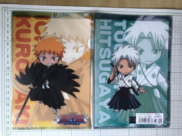 ブリーチ 　BLEACH　一番くじ F賞　A４クリアファイル２枚＋A６ステッカー２枚　＋ミニクリアファイル２枚　クリアファイル (Z 5275)_画像5