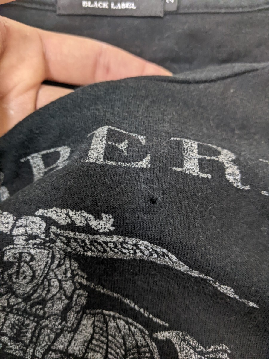 16.バーバリー ブラックレーベル BURBERRY フロントデカロゴ 16.バーバリー ブラックレーベル BURBERRY フロントデカロゴ