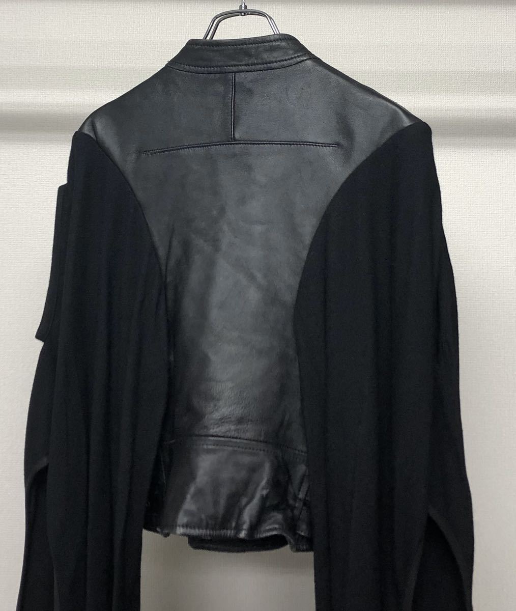 AW1996 JUNYA WATANABE BIKER JACKET WITH BLANKET SLEEVE 96 90s 初期 ジュンヤワタナベ ドッキング ライダース バイカー ジャケット_画像6