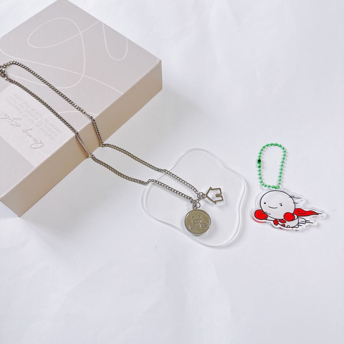 BOYNEXTDOOR キーホルダー セット ウナク ボネクド BOYNEXTDOOR ウナク ネックレスモチーフ キーホルダー
