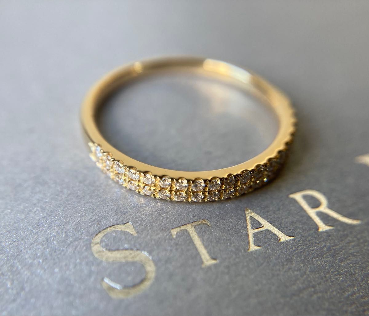 STAR JEWELRY スタージュエリー パヴェ ダイヤモンド 二連 STAR JEWELRY スタージュエリー パヴェ ダイヤモンド 二連