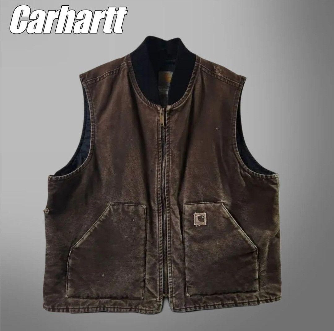90s~00s Carhartt カーハート ダックベスト ワークベスト 90s~00s Carhartt カーハート ダックベスト ワークベスト