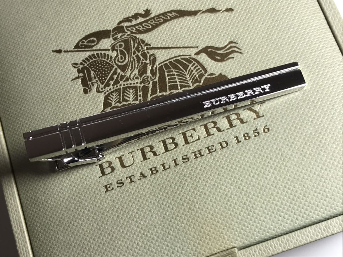  Burberry Classic серебряный квадратное галстук булавка булавка для галстука Thai балка 