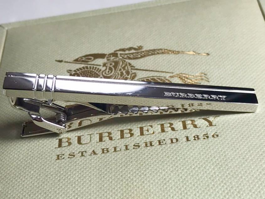  Burberry Classic серебряный квадратное галстук булавка булавка для галстука Thai балка 