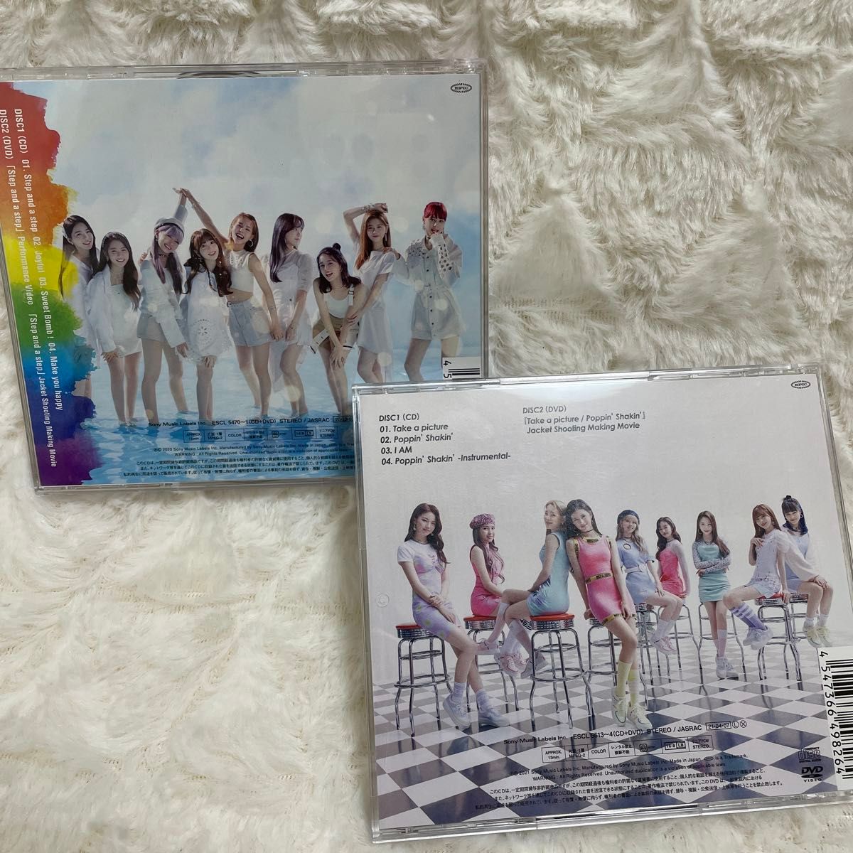 NiziUCD/DVD【Step and a step･Take a picture/Poppin' Shakin'初回限定盤A】