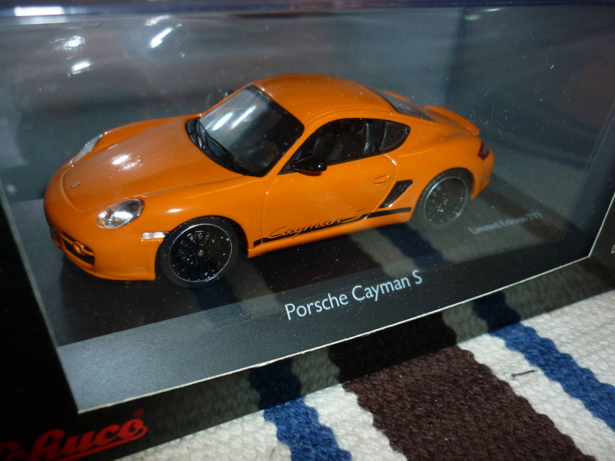  Schuco 1/43 Porsche Cayman S orange 